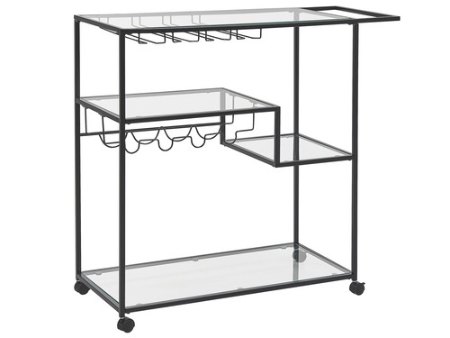Metal drinks trolley with - drinks,