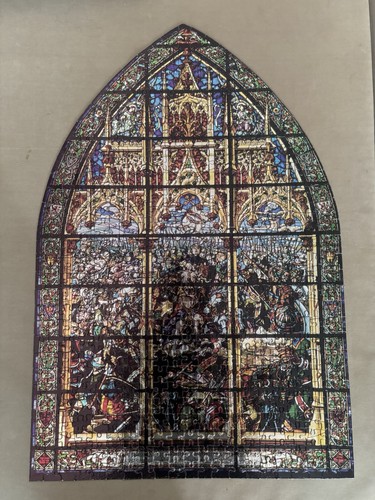 Vintage gothic stained glass - stained,