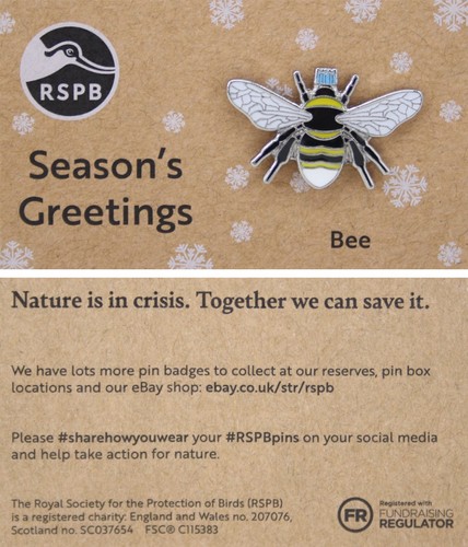 Rspb pin badge - rspb,