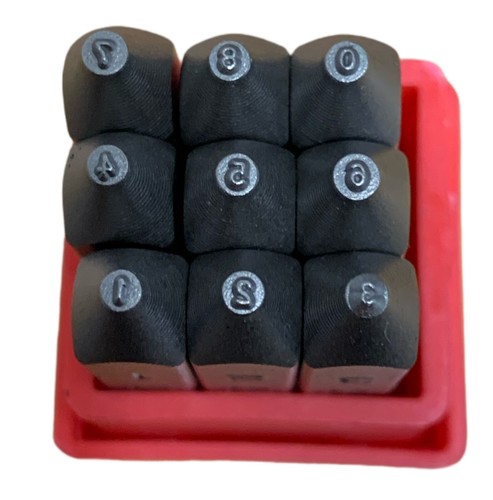 1mm number stamps jewellery - 1mm,