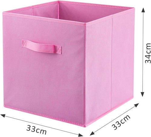 6pcs cube storage boxes - 6pcs, fabric