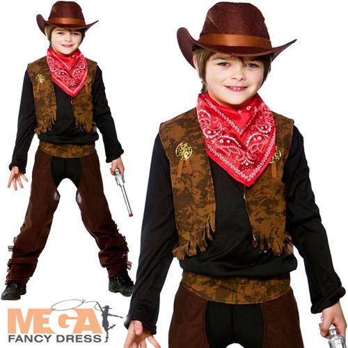 Cowboy hat boys fancy dress - hat,