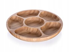 Bamboo Divided Salad Bowl
