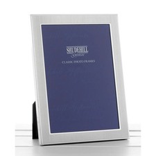 Shudehill Satin Plain Silver Classic Photo Frame - 10+ Size choices - Gift Boxed