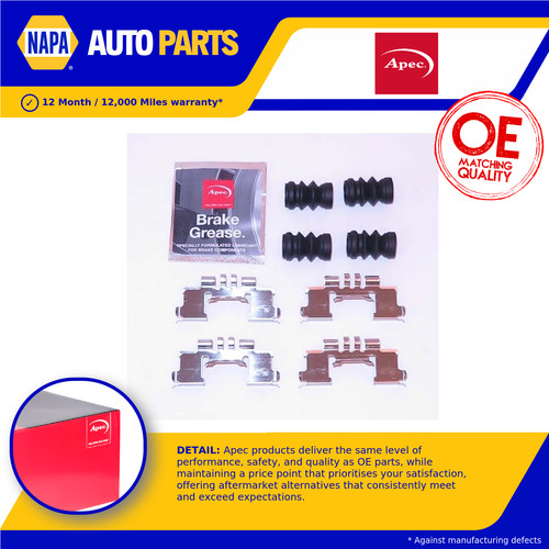 Brake pad fitting - kit, fits