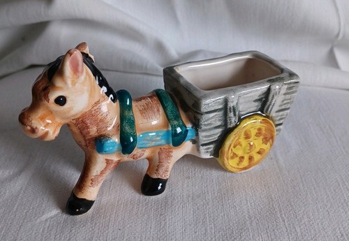 Vintage donkey and - and, cart
