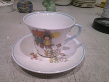 Shelley Mabel Lucie Atwell Cup Saucer Little Man Lived In A Caravan