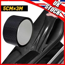 Car Auto Door Protector Sill Carbon Fiber Sticker Antiscratch Accessories 3M*5CM