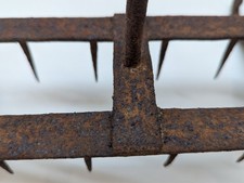 Antique adjustable bar grate - adjustable,