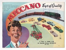 Meccano Toys of Quality Catalogue 1958 with Dinky Toys Hornby Trains Meccano