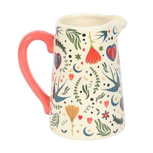 Cream folk art design - cream,