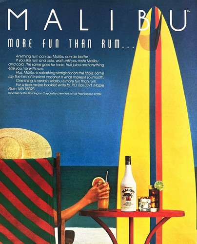 1983 malibu rum original - 1983,