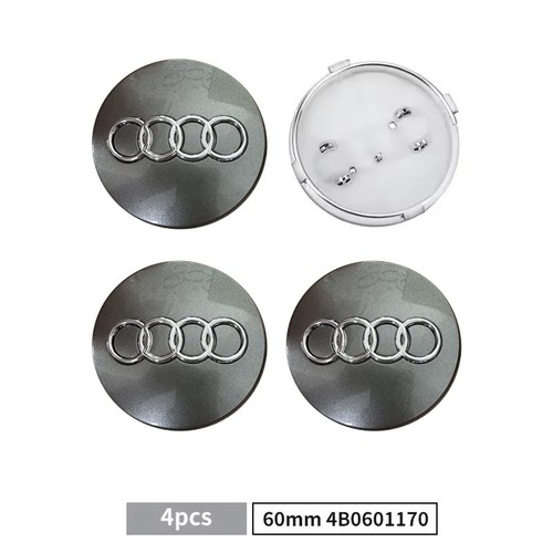 Audi alloy wheel centre caps - alloy,