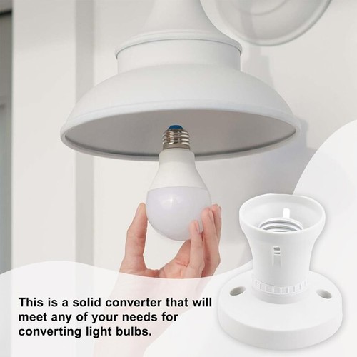 White bakelite e27 lamp - white,