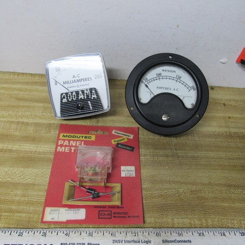 Meter panel ammeter ma - panel, ac