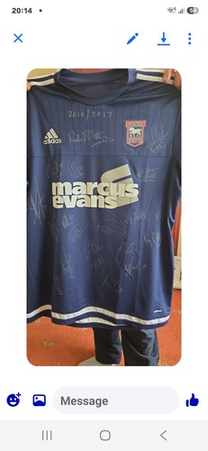 Ipswich town signed shirt - ipswich,