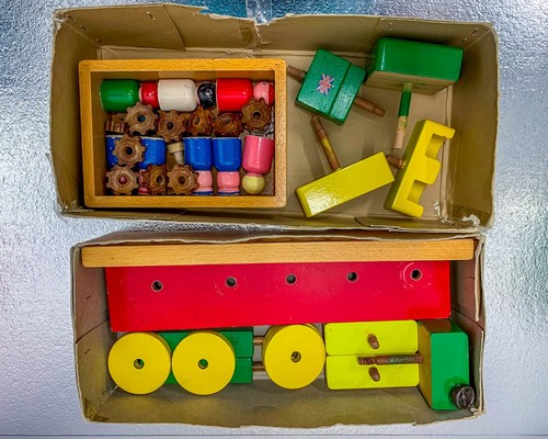 Vintage 1950s escor wooden - vintage,