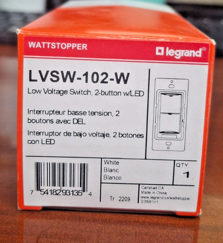 Wattstopper legrand lvsw 102 - wattstopper,