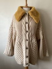 ZARA BEIGE CHUNKY CABLE KNIT