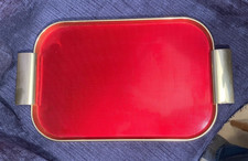 VINTAGE MID CENTURY RED METAL