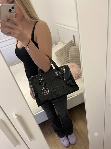 Armani jeans patent - armani,