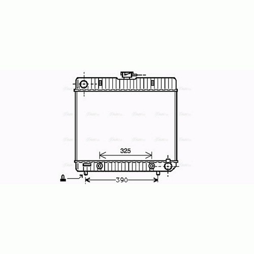 Radiator for mercedes saloon - mercedes,