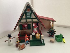 (A388) Playmobil – Christmas House set including fittings etc – Used.