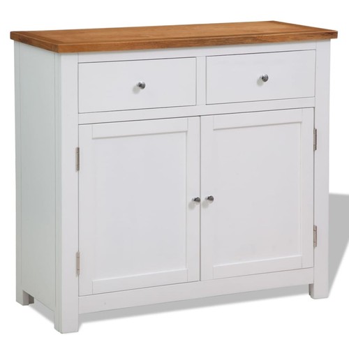 Solid oak wood sideboard - oak,