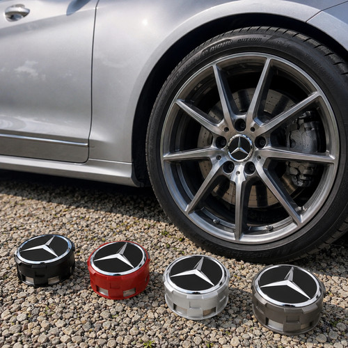 Mercedes silver alloy wheel - mercedes,