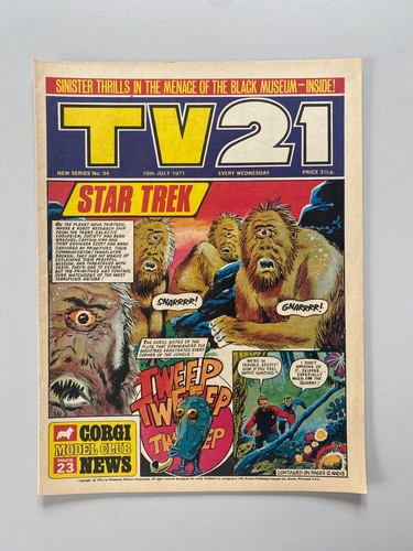 Tv21 comic new series - series, july