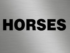 1 x Small Horses Horsebox Trailer Vinyl Letters Stickers Signs Decals Front Back