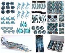 Ice Blue Glitter Christmas