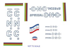 C.N.C. Special Bicycle Decals