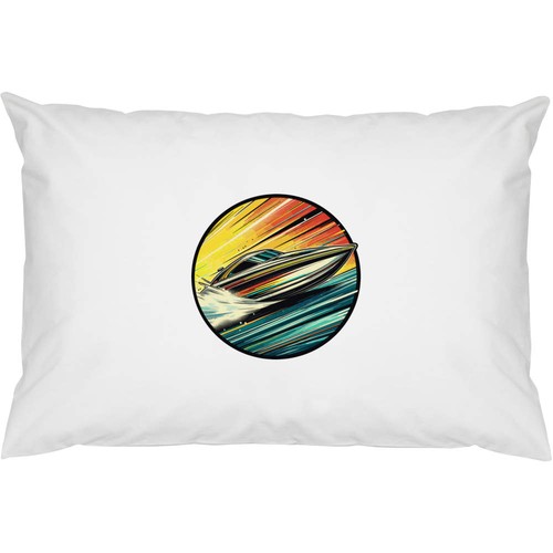 Powerboat racing cotton - 'powerboat, racing'
