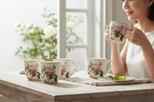 UK  Fine China Large Breakfast Mugs In Single Boxes For Tea Coffee Willow Bough