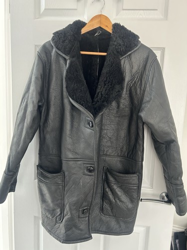 Mens leather black - mens, sheepskin
