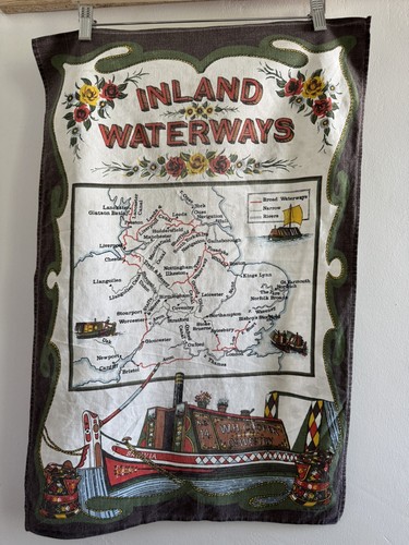 Vintage inland waterways tea - waterways,
