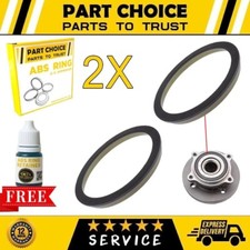 2X FRONT ABS MAGNETIC PICKUP TONE RING Fits MINI COOPER R50 R52 R53
