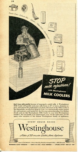 1948 print westinghouse - print, ad