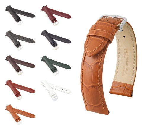 Hirsch calf leather watch - watch, band