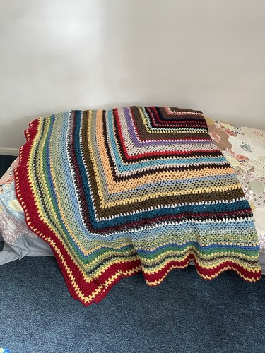 Large vintage crochet - vintage, blanket