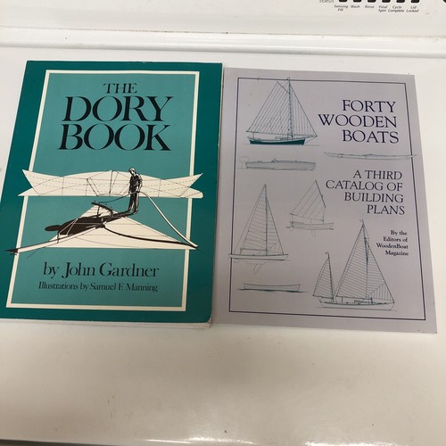 Lot boat building books - building,
