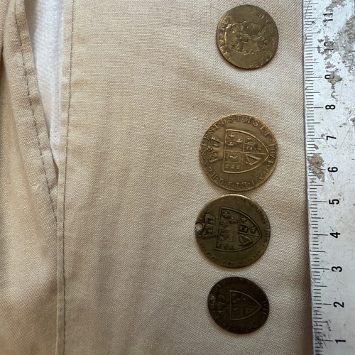Guinea half spade brass - guinea,