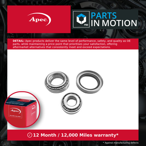 Wheel bearing kit fits - wheel,