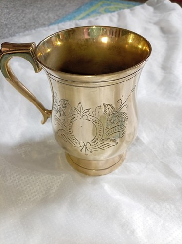 Vintage brass plated cm - brass,