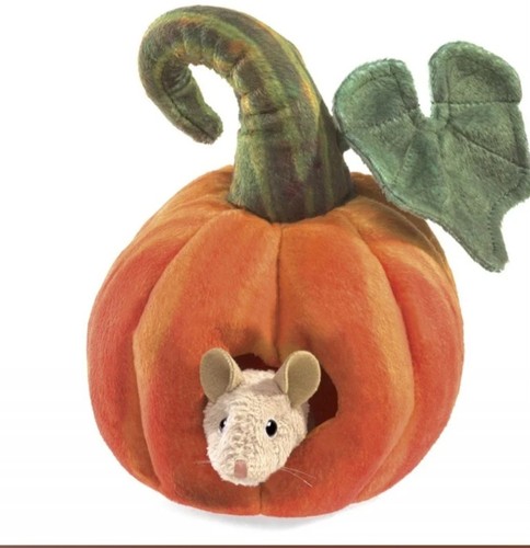 Pumpkin and mouse folkmanis - pumpkin,
