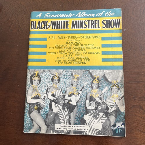Black and white minstrel - black,