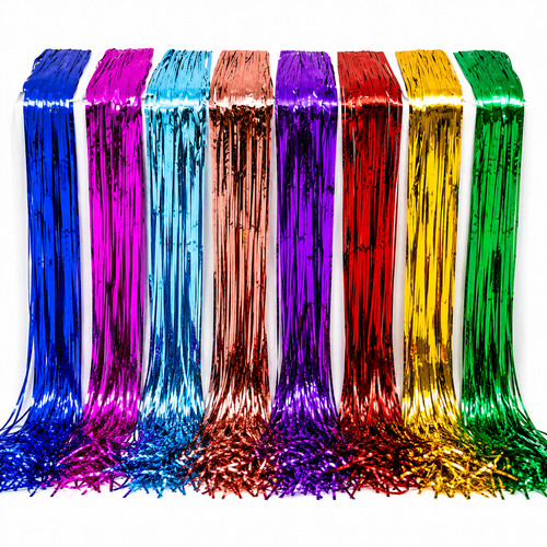 Foil fringe tinsel - foil,