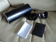 Authentic LADIES BVLGARI 501/87  Sunglasses Black RRP £340