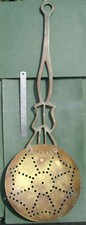 Brass Cream Skimmer or Chestnut Roaster 22" long, Free P&P